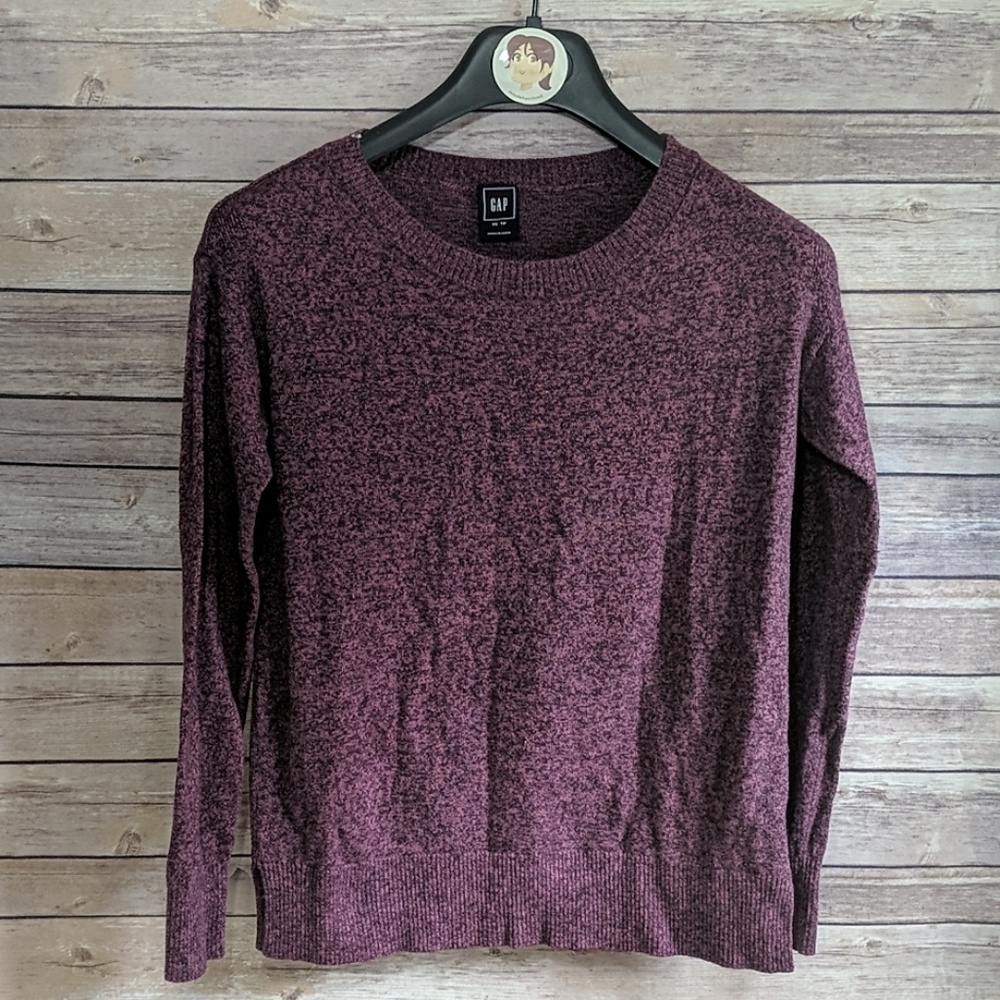 GAP Pullover Sweater Top Long Sleeve Pink/Black